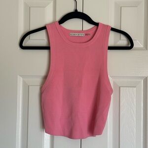 Alice + Olivia Vibrant Pink Sleeveless Tank